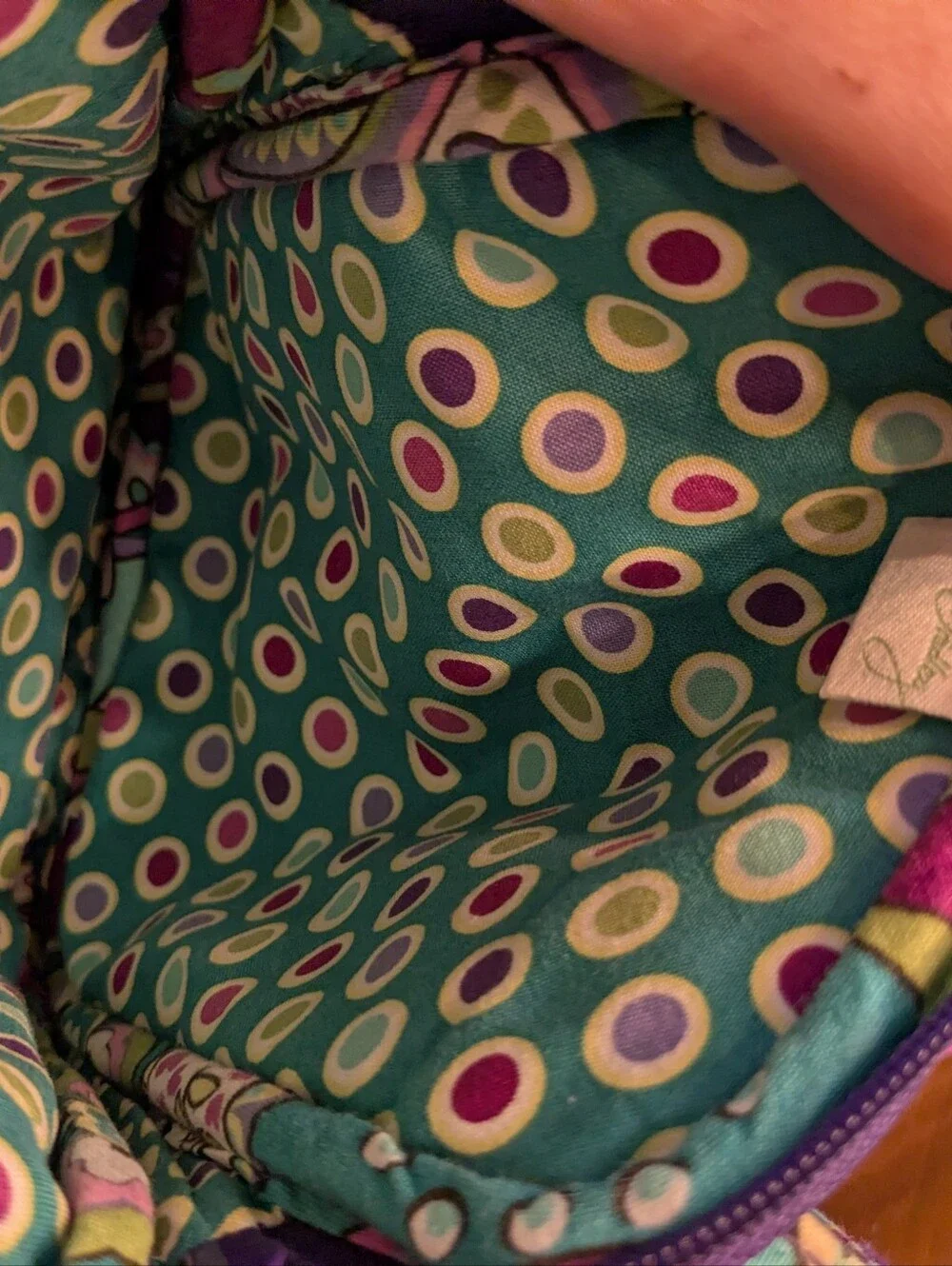 Vera Bradley Retired Heather Mini Hipster Crossbody Bag